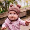 JAN & JUL Cute Bear Knit Winter Hats for Baby Toddler(Brown Bear)