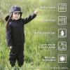 JAN & JUL Softshell Jacket for Toddlers and Kids(Black)