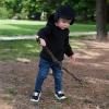 JAN & JUL Softshell Jacket for Toddlers and Kids(Black)