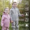 JAN & JUL Softshell Jacket for Toddlers and Kids(Dusty Rose)