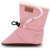 JAN & JUL Faux Fur Lined Winter Booties for Babies and Toddlers(Dusty Pink)