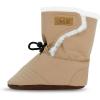 JAN & JUL Faux Fur Lined Winter Booties for Babies and Toddlers(Soft Brown)