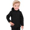 JAN & JUL Softshell Jacket for Toddlers and Kids(Black)