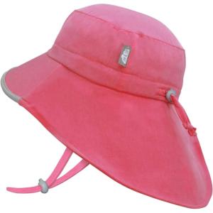 JAN & JUL Breathable Aqua Dry Infant Girl Sun Hat with UV Protection (S: 0-6 Months, Pink)