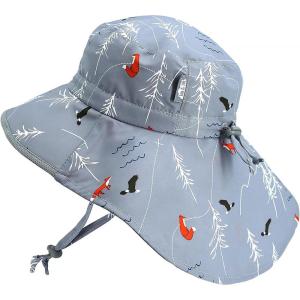 JAN & JUL Kids Sun-Hats with UV Protection Breathable (XL: 5-12 Years, The Rockies)