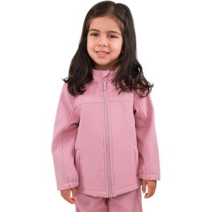 JAN & JUL Softshell Jacket for Toddlers and Kids(Dusty Rose)