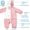 JAN & JUL Water-resistant Toasty-Dry Puffy Suit for Babies and Toddlers(Prairie Flower)