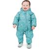 JAN & JUL Water-resistant Toasty-Dry Puffy Suit for Babies and Toddlers(Green Grove)