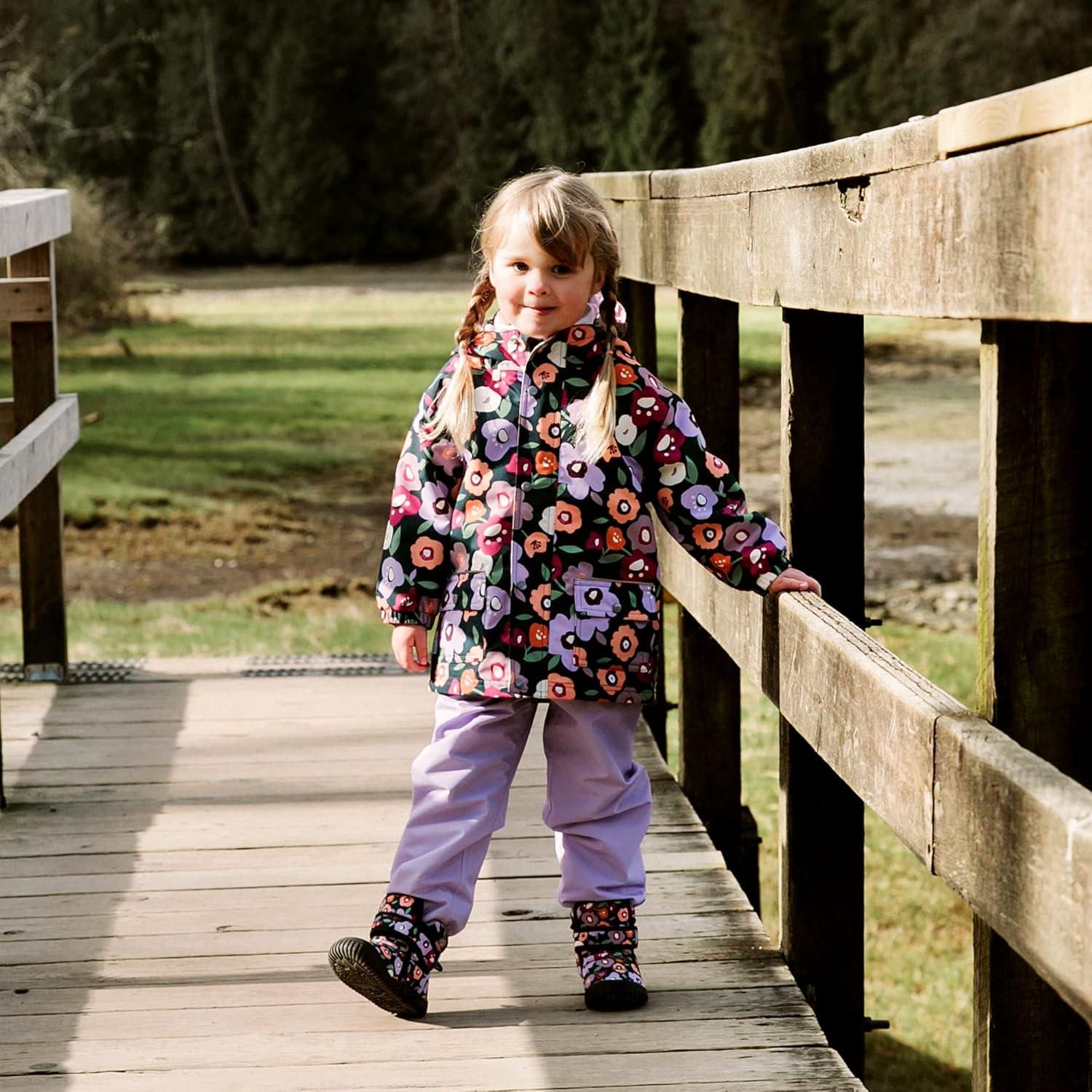 imageJAN ampamp JUL Winter WaterResistant Insulated Booties for Toddlers and KidsToastydry Winter Flowers