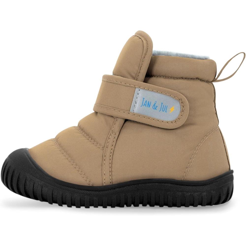 imageJAN ampamp JUL Winter WaterResistant Insulated Booties for Toddlers and KidsSoft Brown