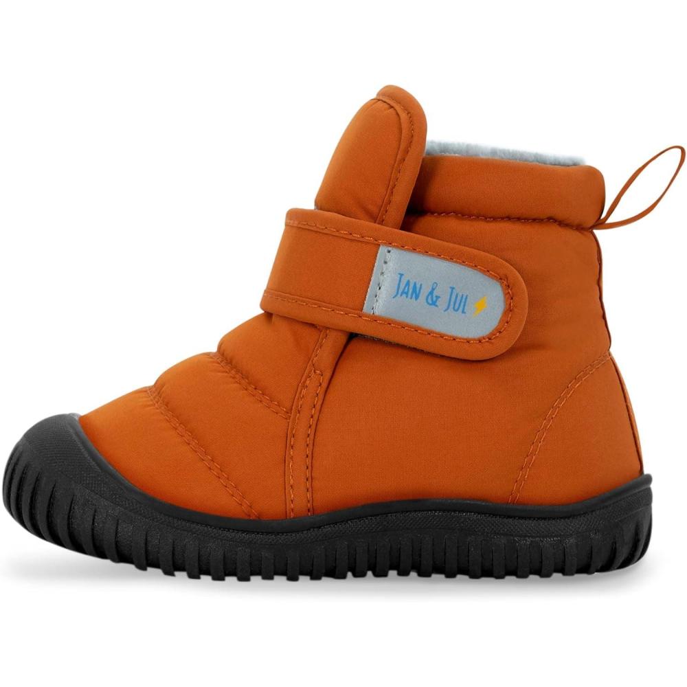 imageJAN ampamp JUL Winter WaterResistant Insulated Booties for Toddlers and KidsToastydry Terracotta