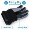 JAN & JUL Waterproof Insulated Winter Gloves for Kids(Neon Peaks)