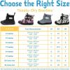 JAN & JUL Winter Water-Resistant Insulated Booties for Toddlers and Kids(Toasty-dry: Bear)