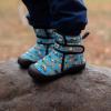 JAN & JUL Winter Water-Resistant Insulated Booties for Toddlers and Kids(Toasty-dry: Space Dinos)