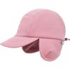 JAN & JUL Softshell Winter Cap for Toddlers and Kids(Dusty Rose)