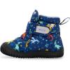 JAN & JUL Winter Water-Resistant Insulated Booties for Toddlers and Kids(Toasty-dry: Space Dinos)