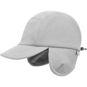 JAN & JUL Softshell Winter Cap for Toddlers and Kids(Grey)