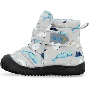 JAN & JUL Winter Water-Resistant Insulated Booties for Toddlers and Kids(Polar Pals)