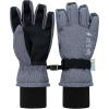 JAN & JUL Waterproof Insulated Winter Ski Gloves for Kids(Heather Grey)