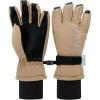 JAN & JUL Waterproof Insulated Winter Ski Gloves for Kids(Soft Brown)