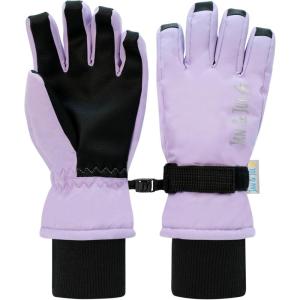 JAN & JUL Waterproof Insulated Winter Ski Gloves for Kids(Lavender)