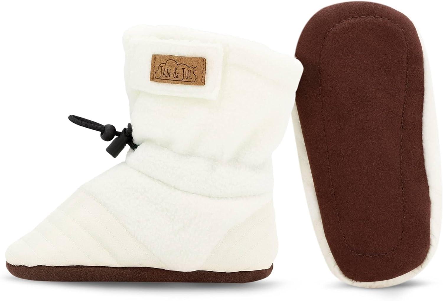 imageJAN ampamp JUL Baby Fleece for BootiesCream