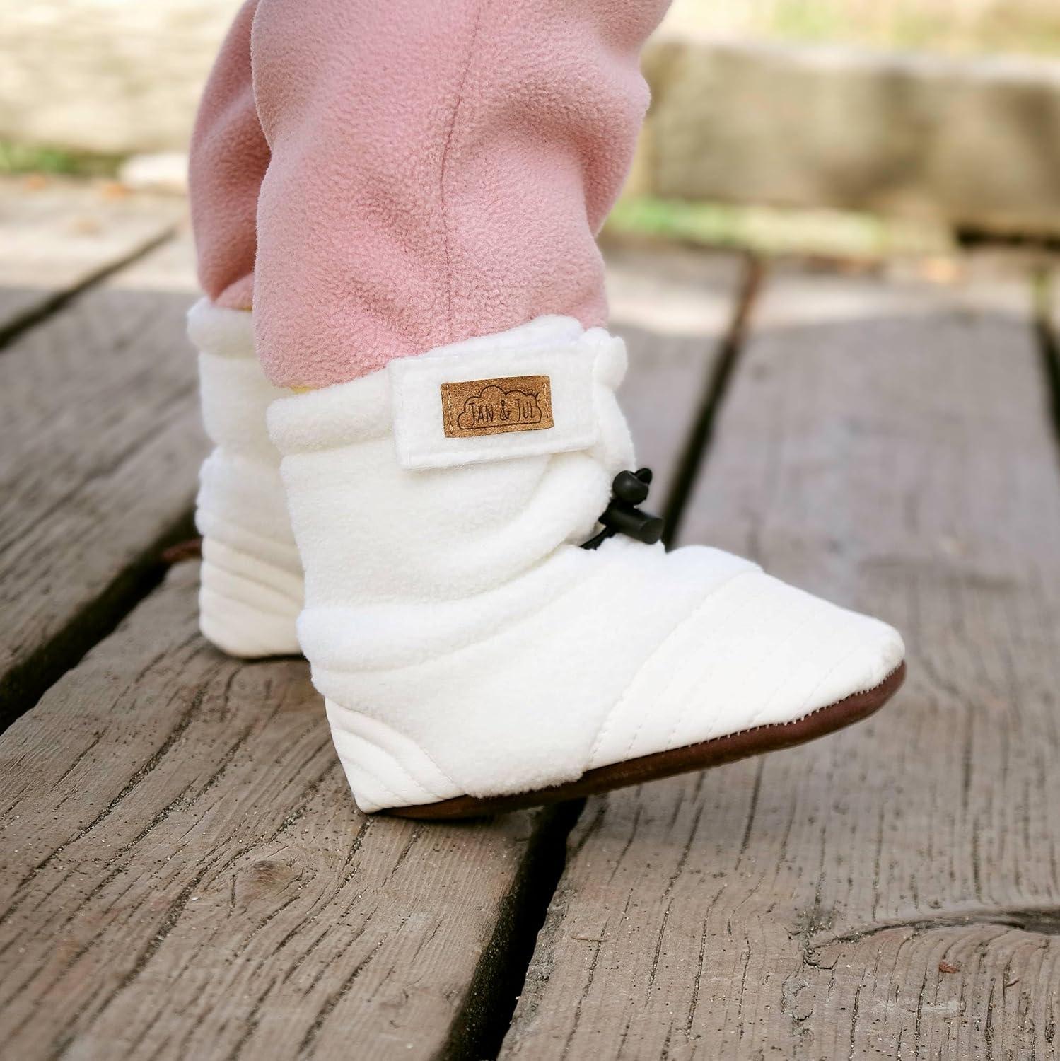 imageJAN ampamp JUL Baby Fleece for BootiesCream