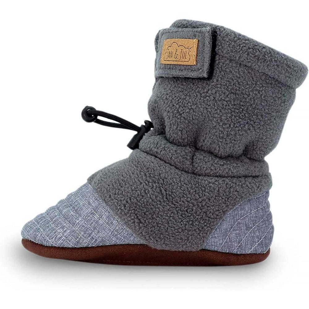 imageJAN ampamp JUL Baby Fleece for BootiesHeather Grey