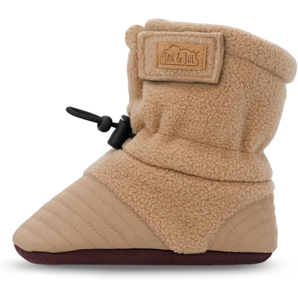 imageJAN ampamp JUL Baby Fleece for BootiesSoft Brown