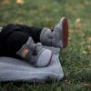 JAN & JUL Baby Fleece for Booties(Heather Grey)