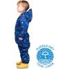 JAN & JUL Waterproof Rain Suit, Windproof Coveralls for Toddlers and Kids(Thin-liner: Constellations)