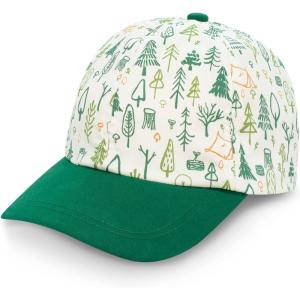 JAN & JUL 50+UPF Cotton Baseball Cap (Baby, Toddler, Kids)(Camp Grove)