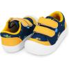 JAN & JUL Hook and Loop Canvas Shoes, Lightweight Easy On Sneakers with Flexible Sole Extra Wide(Big Trucks)