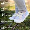 JAN & JUL Hook and Loop Canvas Shoes, Lightweight Easy On Sneakers with Flexible Sole Extra Wide(Big Trucks)