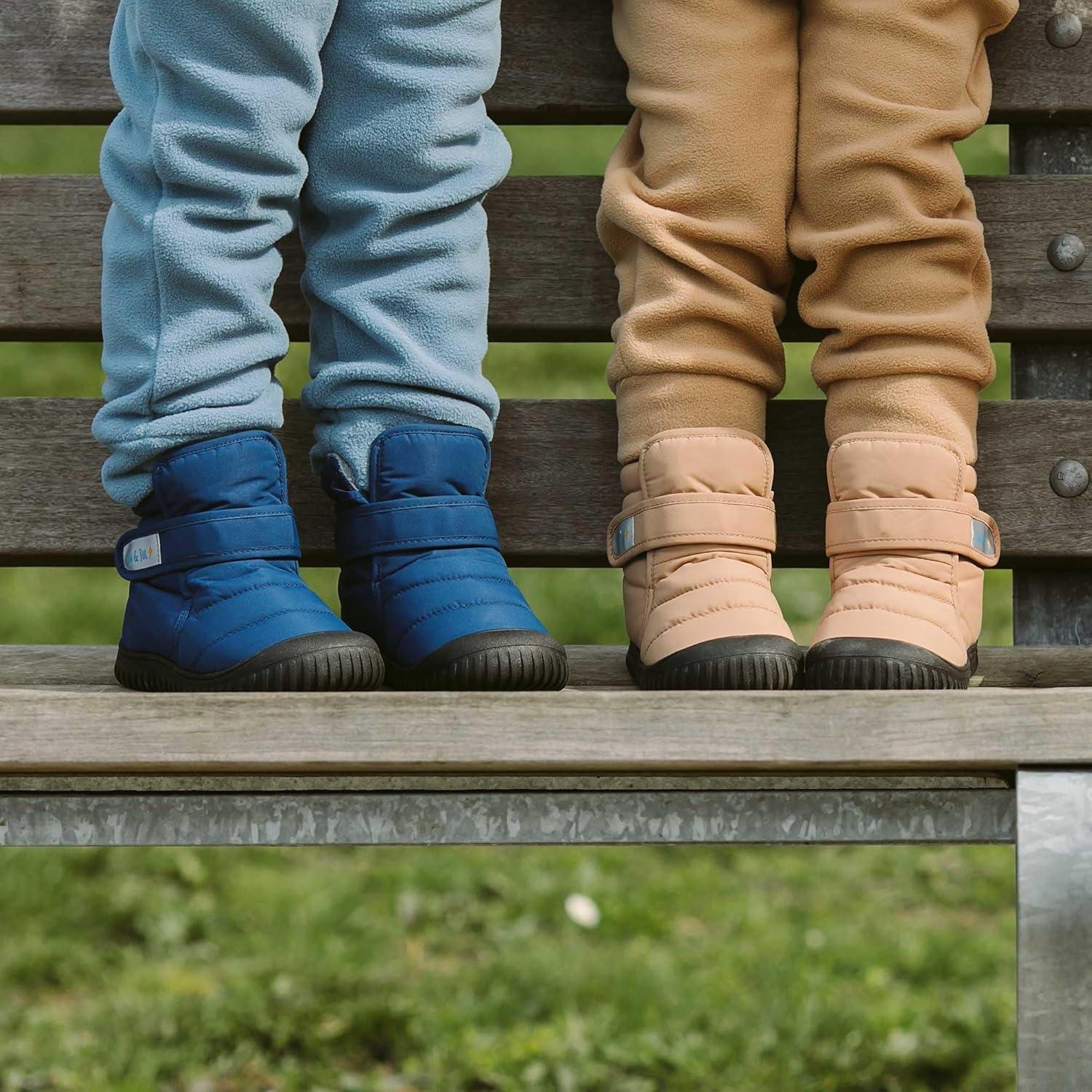 imageJAN ampamp JUL WaterResistant Insulated Winter Booties for Toddlers and KidsNebula Blue