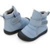 JAN & JUL Water-Resistant Insulated Winter Booties for Toddlers and Kids(Dusty Blue)