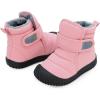JAN & JUL Water-Resistant Insulated Winter Booties for Toddlers and Kids(Dusty Pink)
