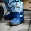 JAN & JUL Water-Resistant Insulated Winter Booties for Toddlers and Kids(Navy Forest)