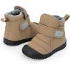 JAN & JUL Water-Resistant Insulated Winter Booties for Toddlers and Kids(Soft Brown)