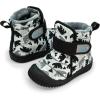 JAN & JUL Water-Resistant Insulated Winter Booties for Toddlers and Kids(Toasty-dry: Bear)