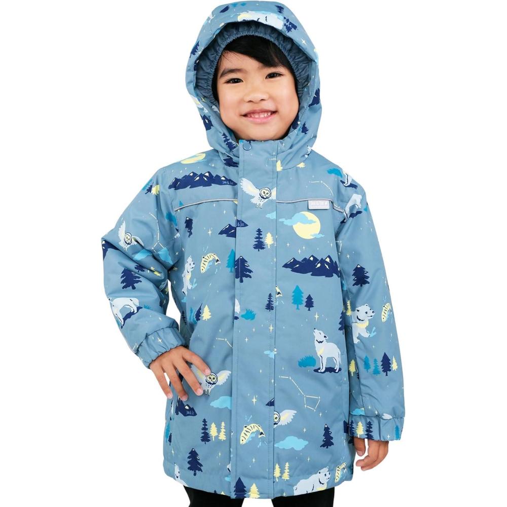 imageJAN ampamp JUL Waterproof Ski Jacket Insulated Snow Coat for ToddlersWolf and Bear