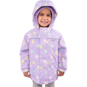 JAN & JUL Waterproof Ski Jacket, Insulated Snow Coat for Toddlers(Macarons)