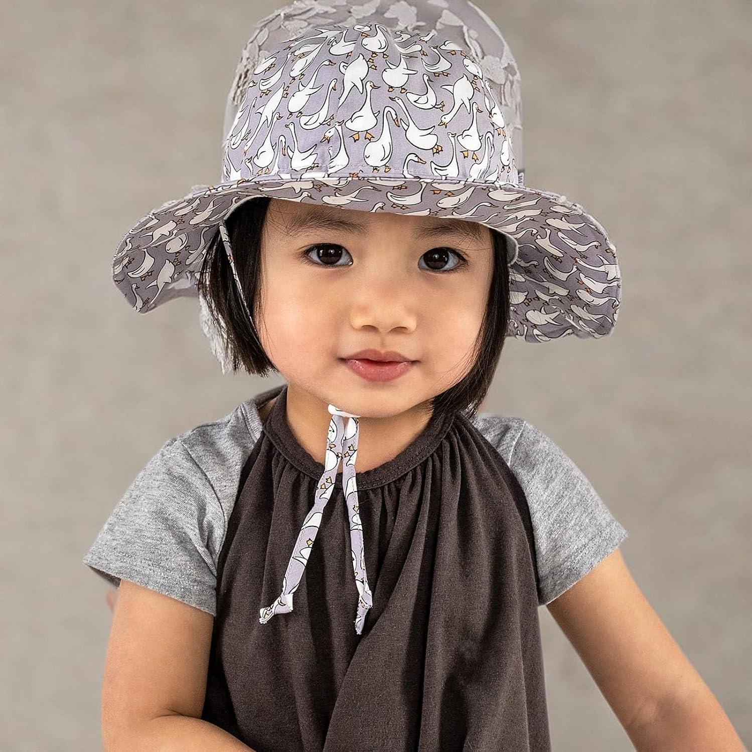 image:imageJAN amp JUL Adjustable Cotton Floppy Sun Hat with 50 UPF Protection for BoysGoose
