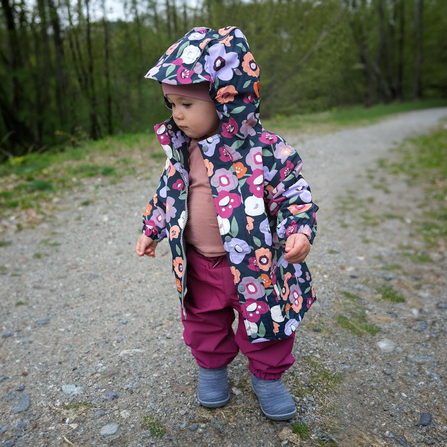 image:imageJAN amp JUL Waterproof Fleece Lined Snow and Rain Pants for Toddlers and KidsFleecelined Wildberry
