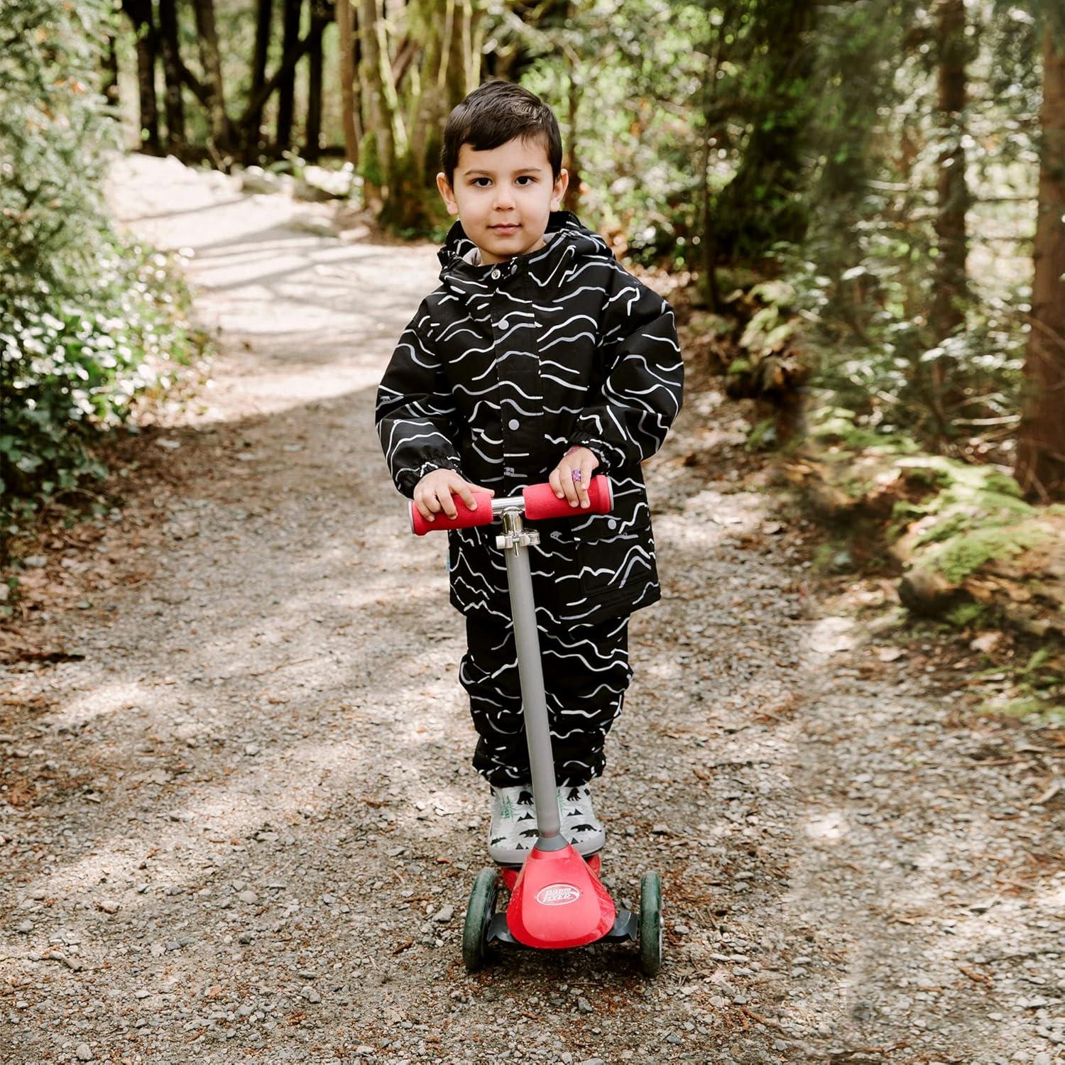 image:imageJAN amp JUL Waterproof Rain Pants for Toddlers and KidsSingle Layer Bear Mountain
