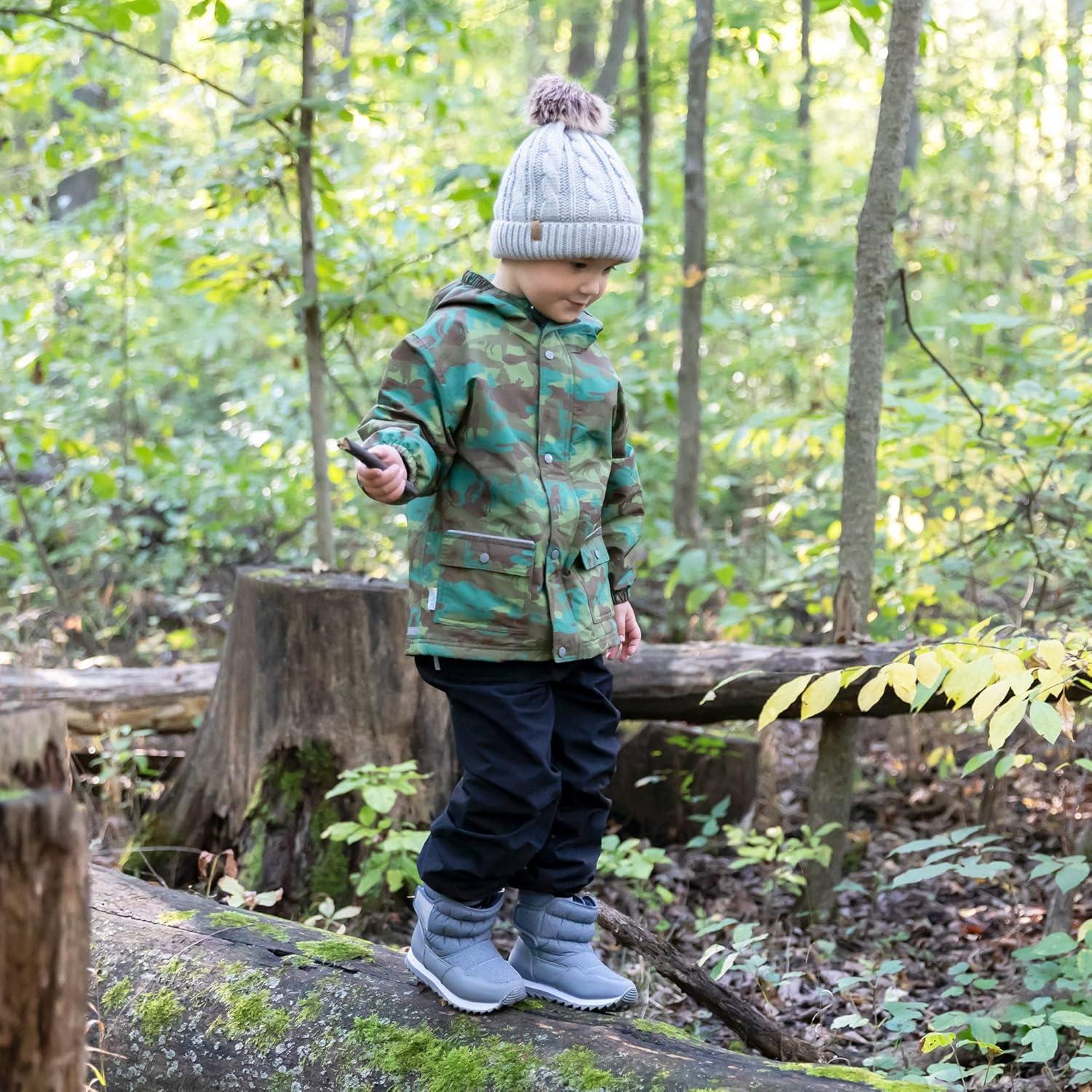 image:imageJAN amp JUL Waterproof Rain Pants for Toddlers and KidsSingle Layer Black