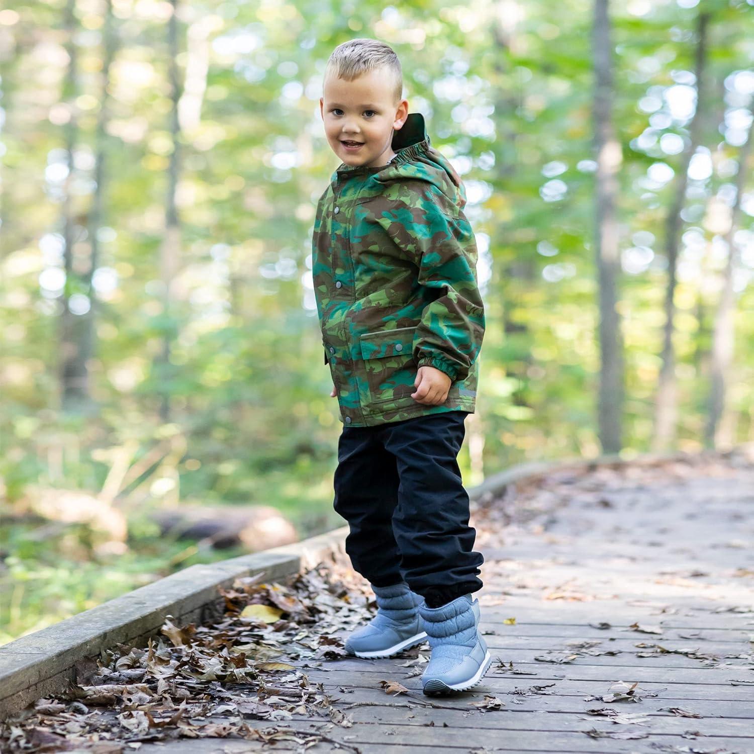 image:imageJAN amp JUL Waterproof Rain Pants for Toddlers and KidsSingle Layer Black