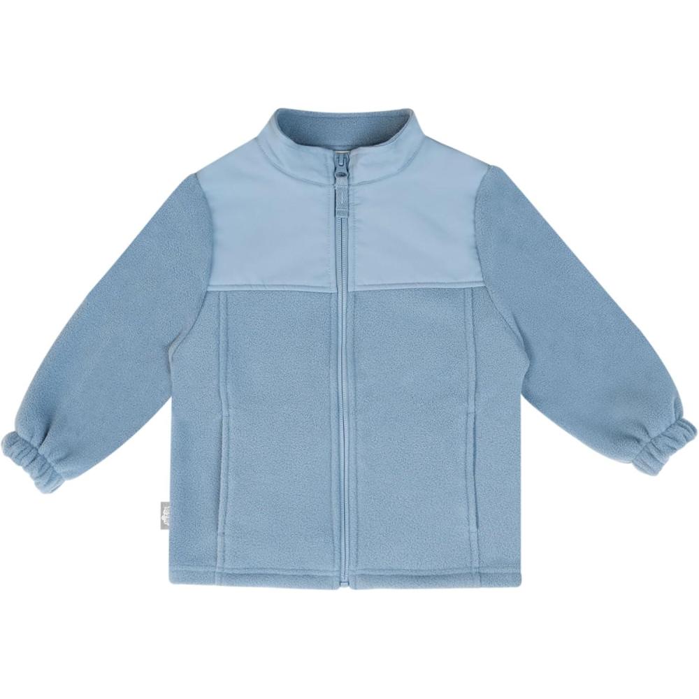 image:imageJAN amp JUL Fleece Collared Jacket for Toddlers and KidsStormy Blue