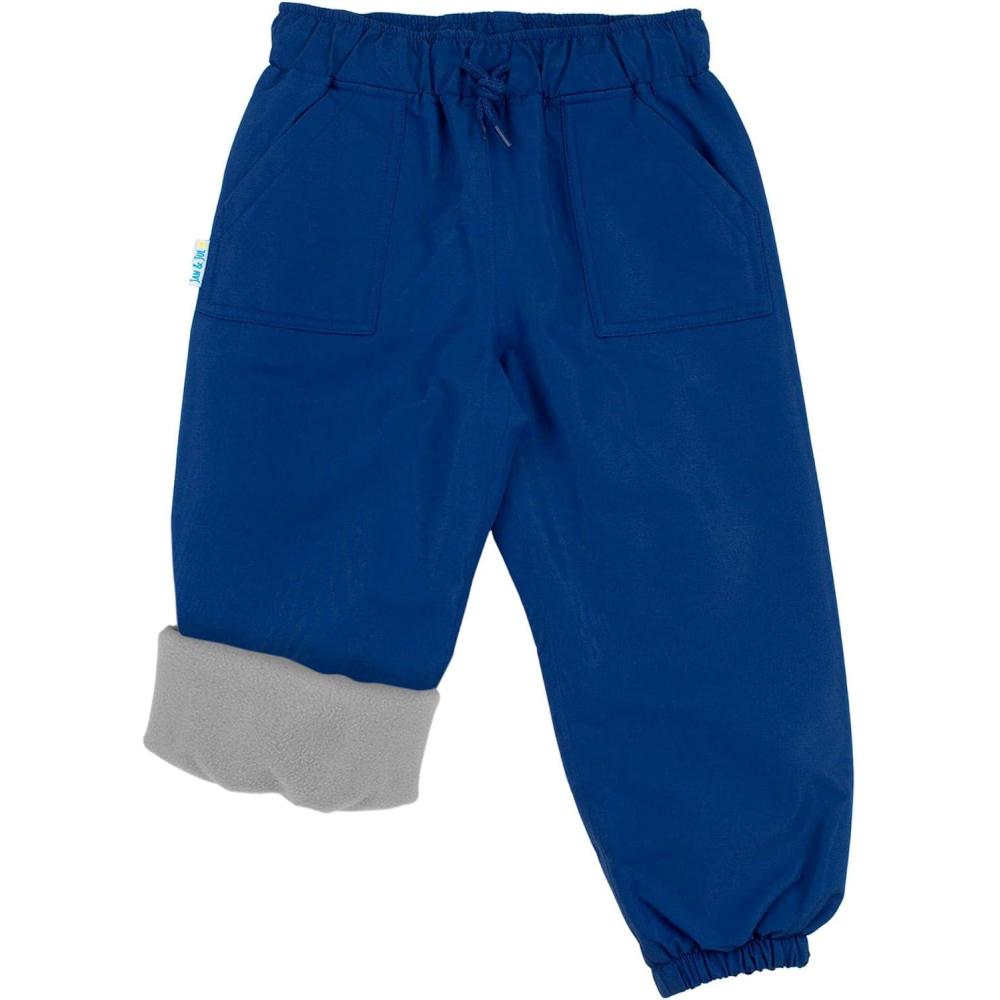 image:imageJAN amp JUL Waterproof Fleece Lined Snow and Rain Pants for Toddlers and KidsFleecelined Nebula Blue