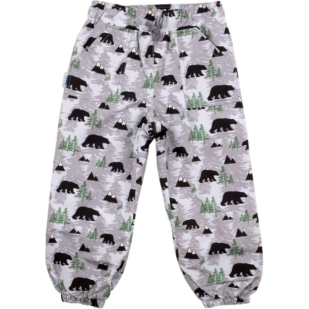 image:imageJAN amp JUL Waterproof Rain Pants for Toddlers and KidsSingle Layer Bear